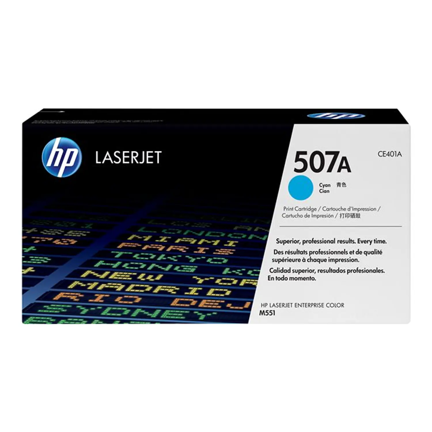 HP 507A CE401A Tóner Cian Original LaserJet 6.000 Páginas 1