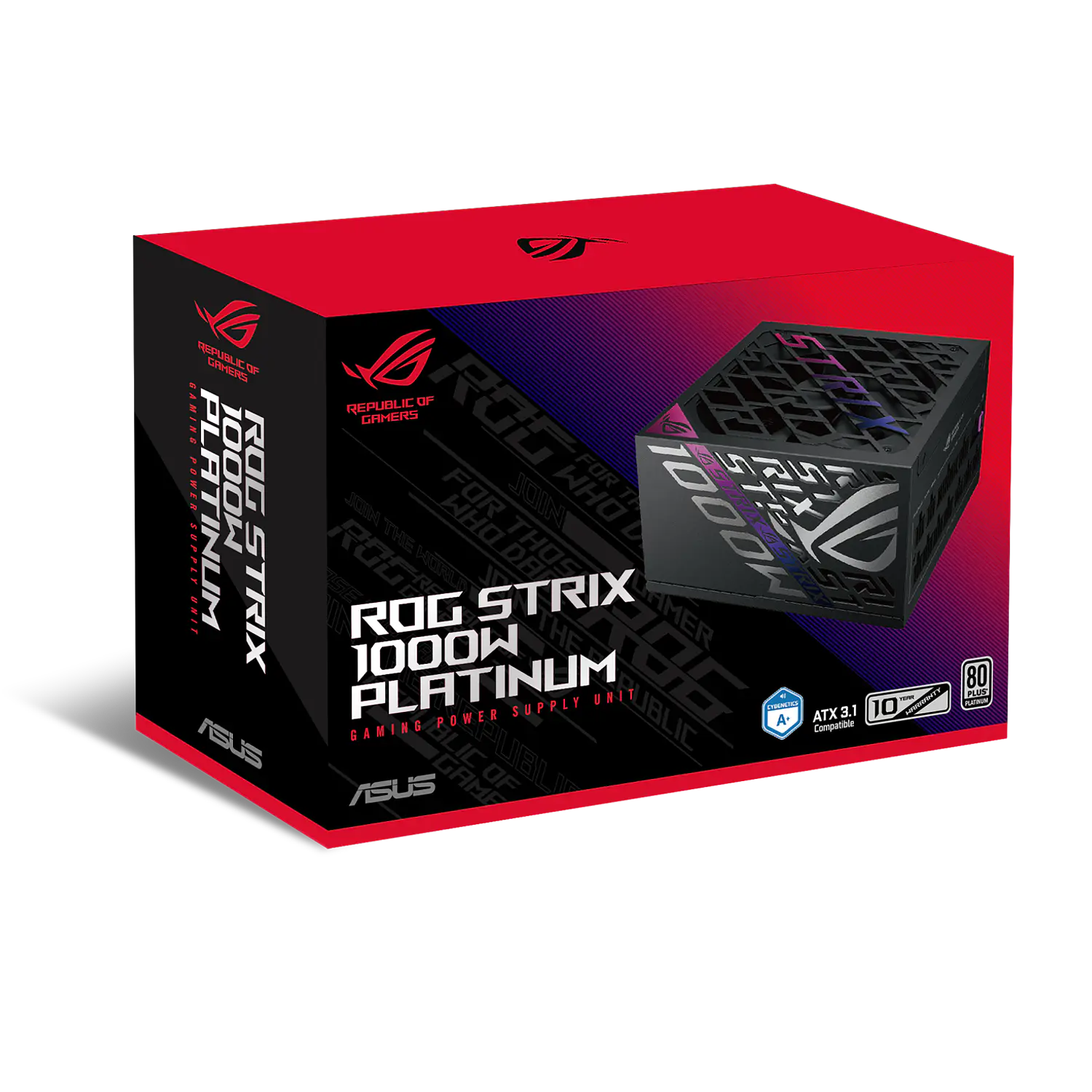 ASUS ROG Strix 1000W Platinum 90YE00W1-B0AA00 Fuente de Poder ATX 3.1 Modular 10