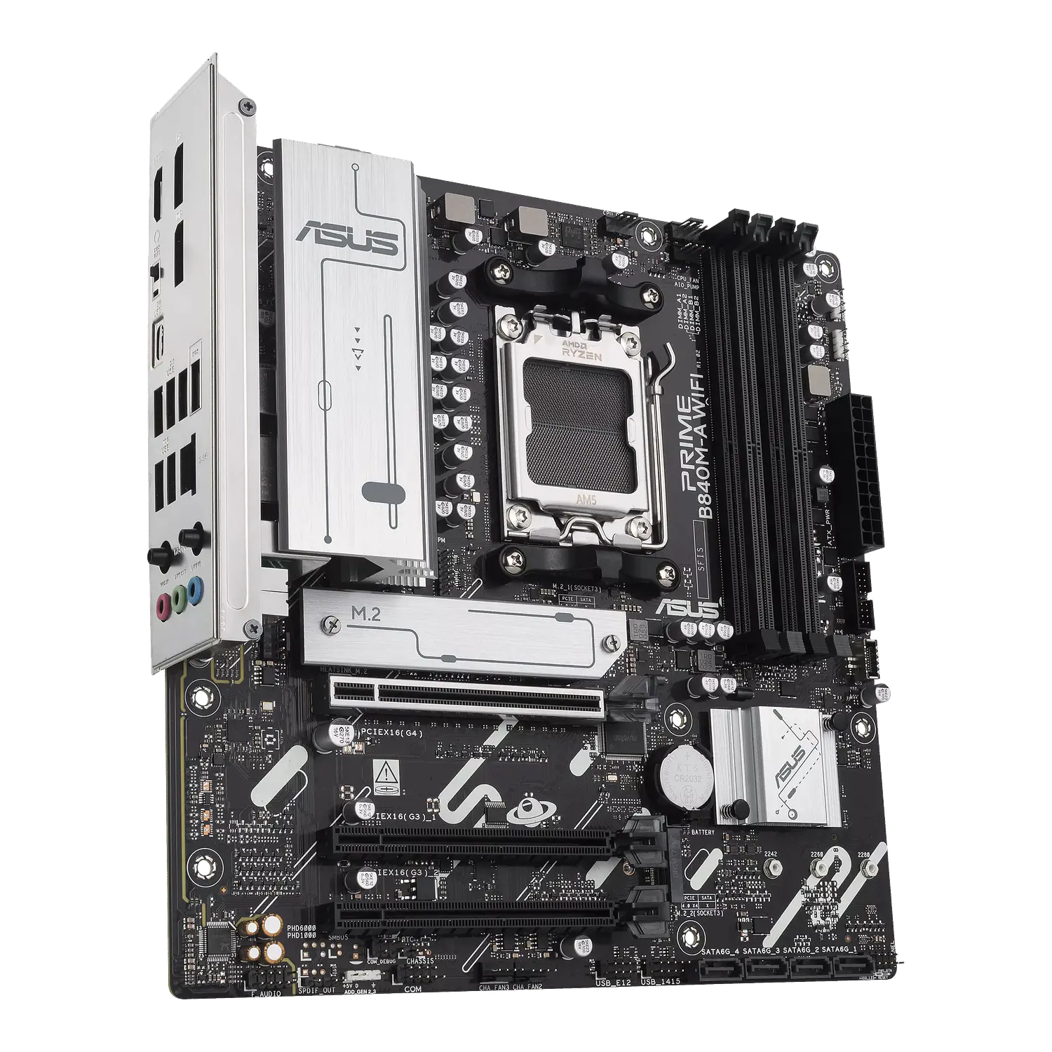 ASUS PRIME B840M-A WIFI Placa Madre AM5 B840 DDR5 WiFi 6E Micro-ATX Ryzen 3