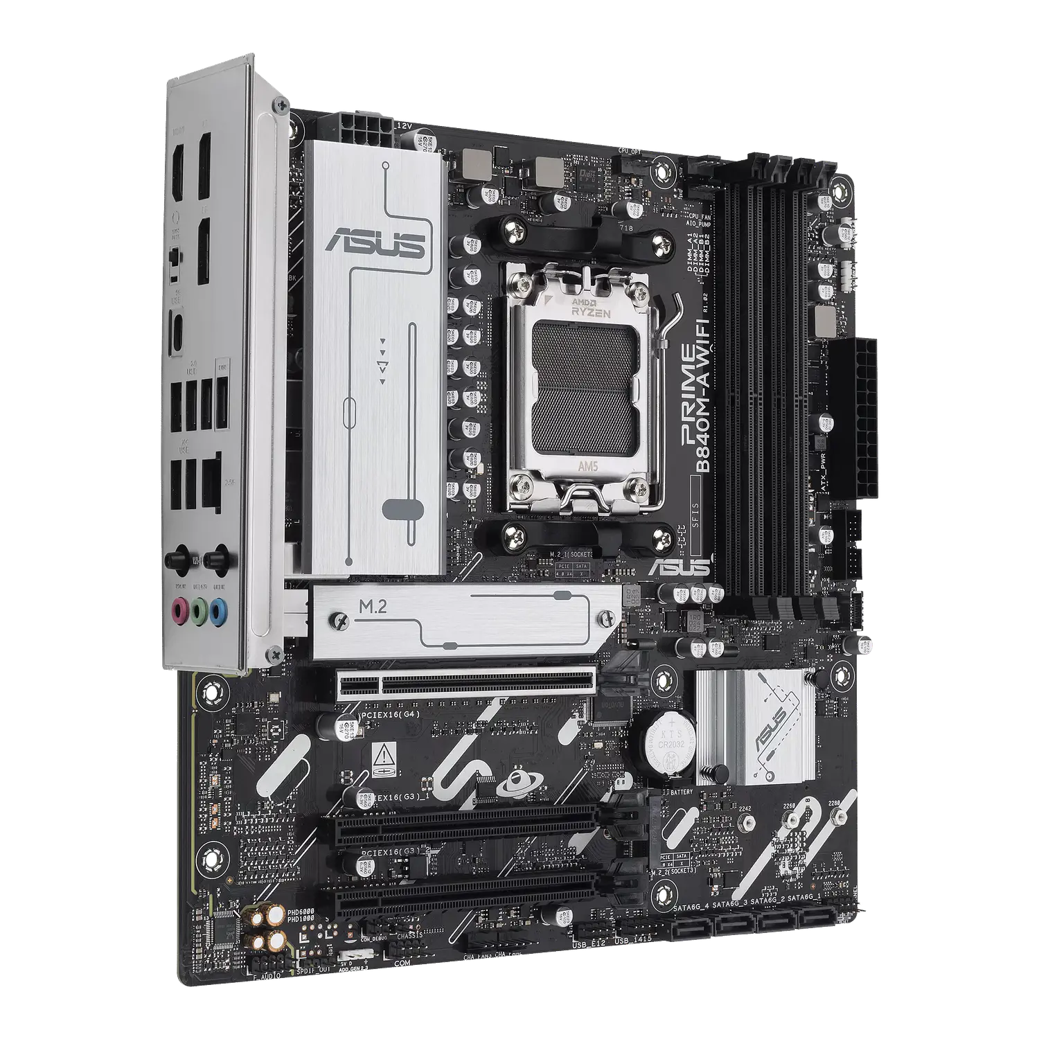 ASUS PRIME B840M-A WIFI Placa Madre AM5 B840 DDR5 WiFi 6E Micro-ATX Ryzen 2