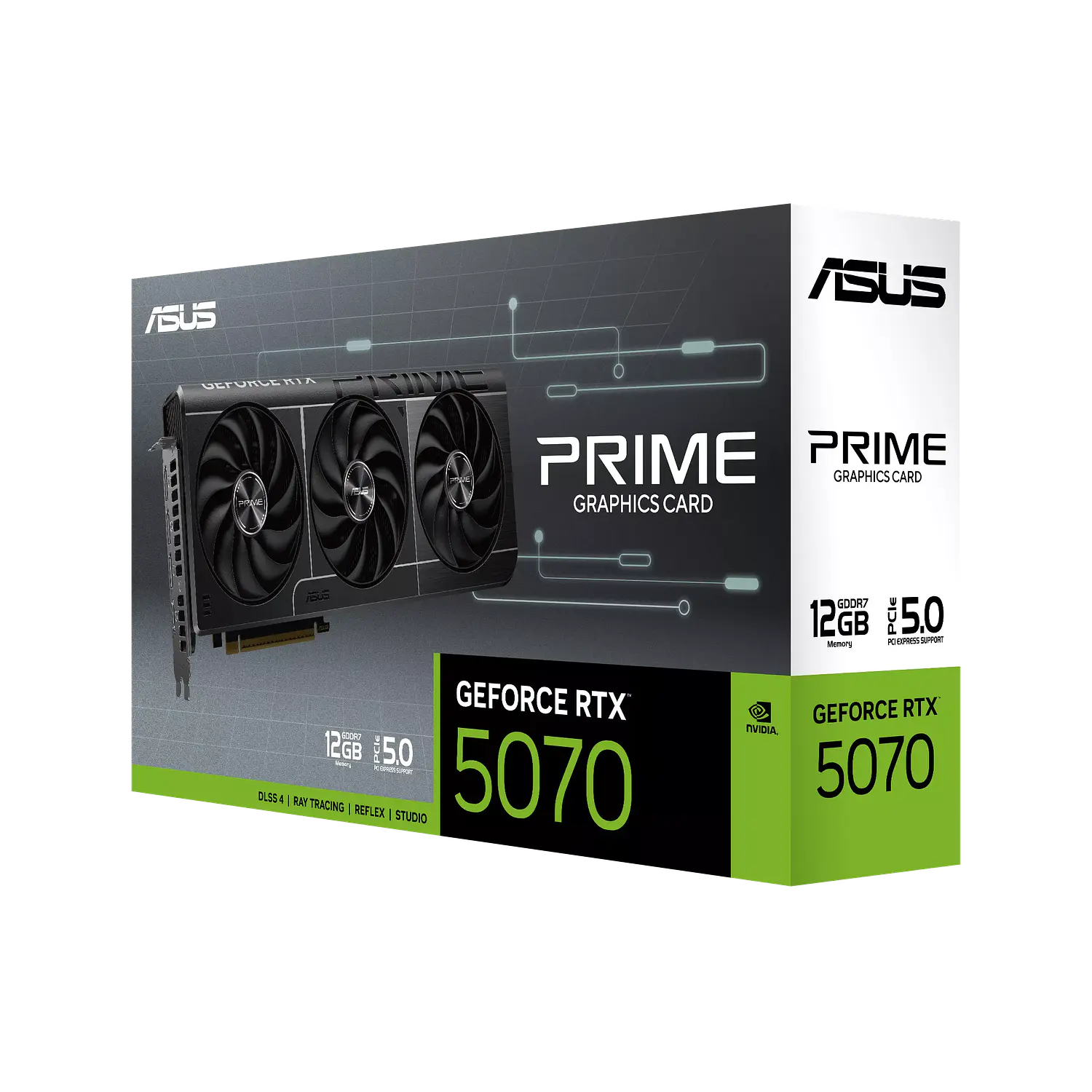 ASUS Prime GeForce RTX 5070 OC PRIME-RTX5070-O12G Tarjeta de Grafica 12GB GDDR7 14
