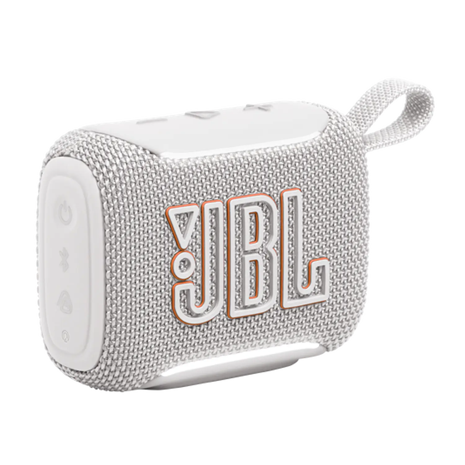 JBL Go 5 Parlante Bluetooth Portátil, Speaker Inalámbrico IP68, Sonido JBL Pro, Auracast, USB-C, Resistente al Agua y Polvo, Hasta 10 Horas de Batería, Blanco 2