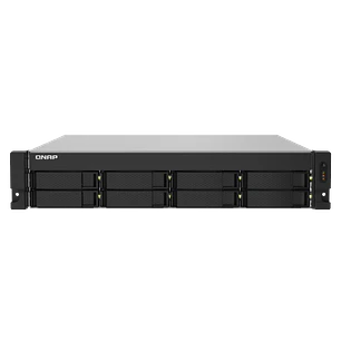 QNAP TS-832PXU-RP NAS Rackmount 2U 8 Bahías, AnnapurnaLabs AL324 Quad-Core 1.7GHz, 4GB DDR4, 2x 10GbE SFP+, 2x 2.5GbE, Fuente Redundante