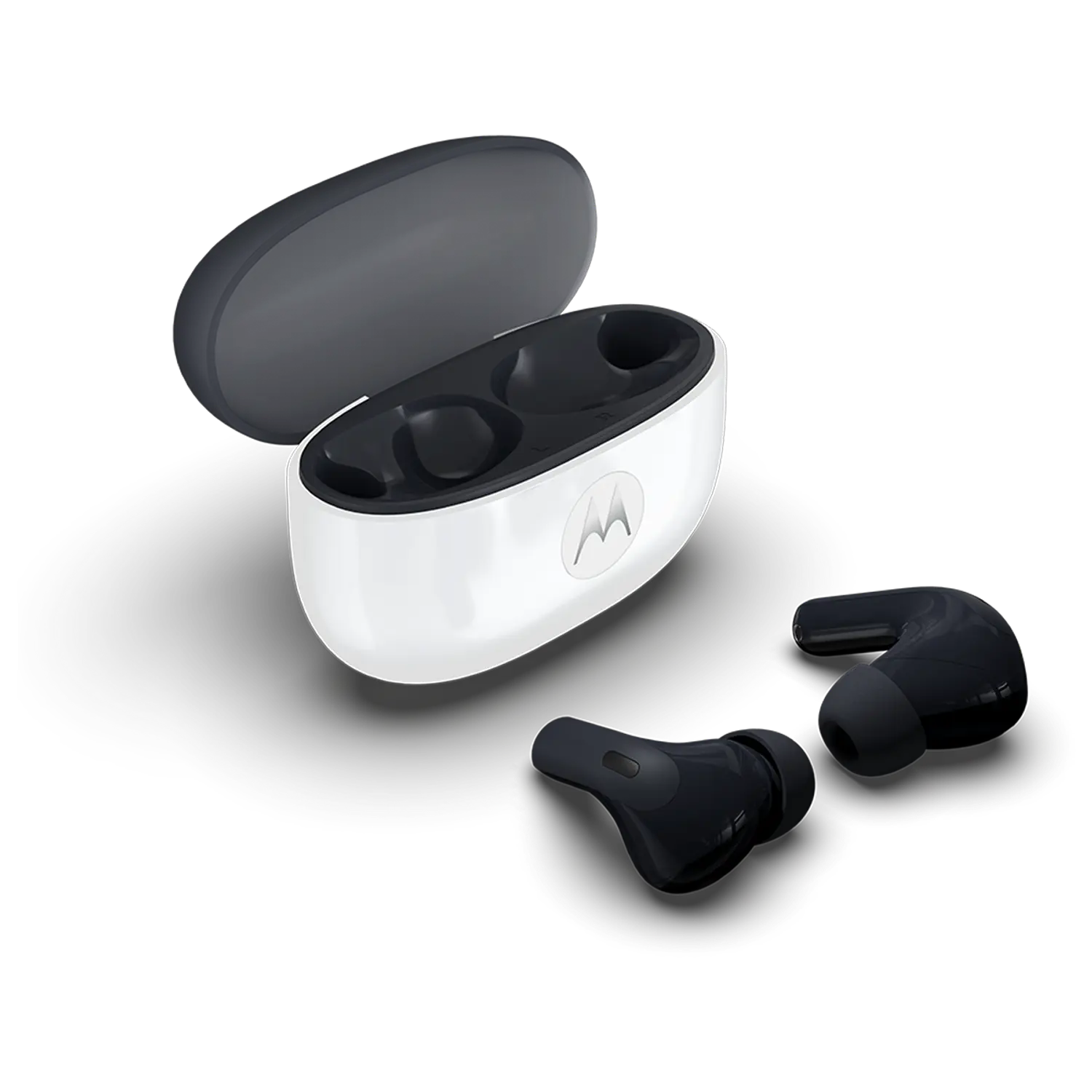 Motorola Moto Buds 2 Audífonos Inalámbricos, Sonido Espacial, ANC, Bluetooth 6.0, IP54, 48H, Negro 3