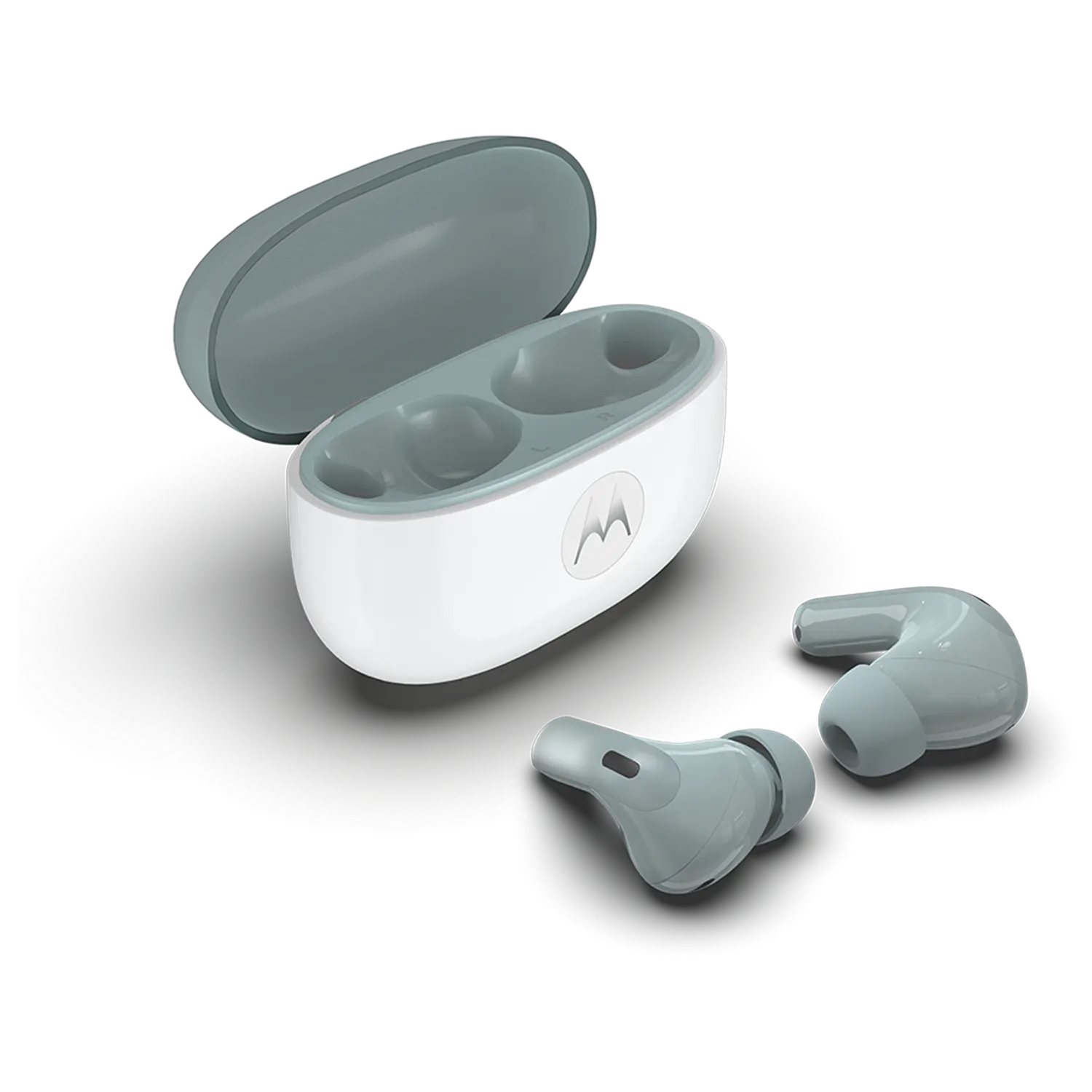 Motorola Moto Buds 2 Audífonos Inalámbricos, Sonido Espacial, ANC, Bluetooth 6.0, IP54, 48H, Gris 3