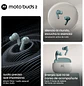 Motorola Moto Buds 2 Audífonos Inalámbricos, Sonido Espacial, ANC, Bluetooth 6.0, IP54, 48H, Gris - thumbnail 7