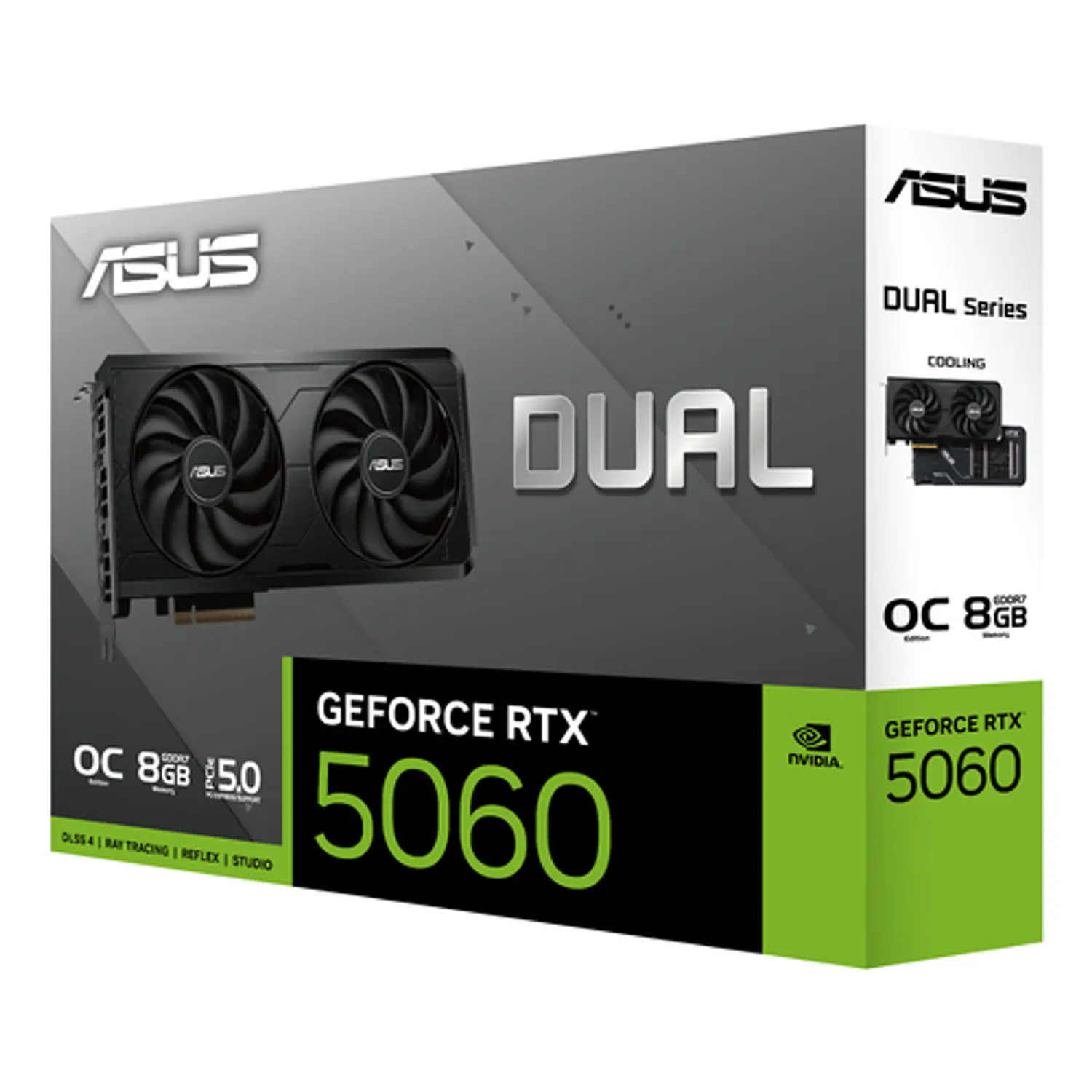 ASUS Dual GeForce RTX 5060 EVO OC 90YV0NS0-M0AA00 Tarjeta de Video 8GB GDDR7 15
