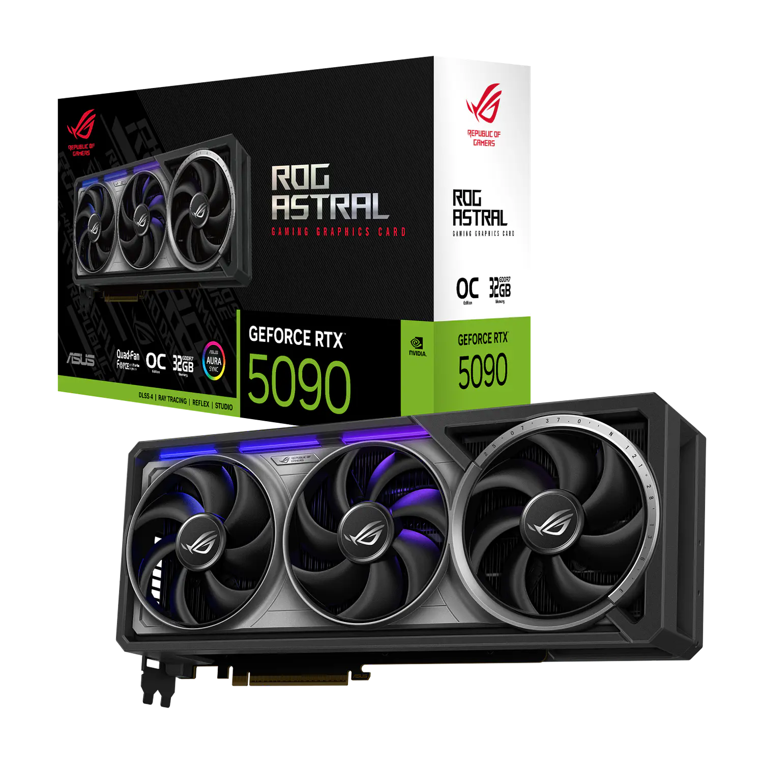 ASUS ROG Astral GeForce RTX 5090 OC Tarjeta de Video 32GB GDDR7, DisplayPort, HDMI 2