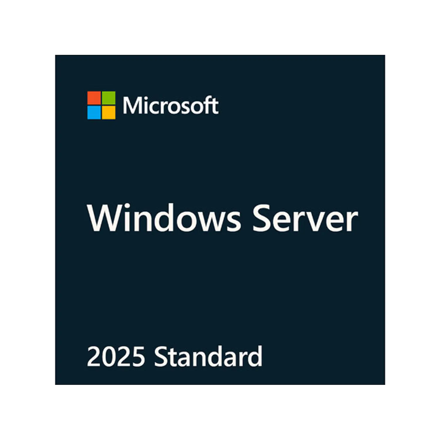 Microsoft Windows Server Standard 2025, 16 Cores, OEM, 64-bit, Español, DVD 1