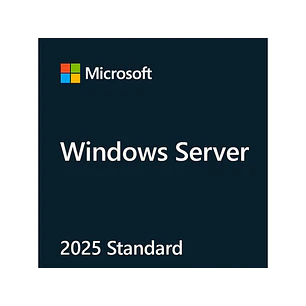 Microsoft Windows Server Standard 2025, 16 Cores, OEM, 64-bit, Español, DVD