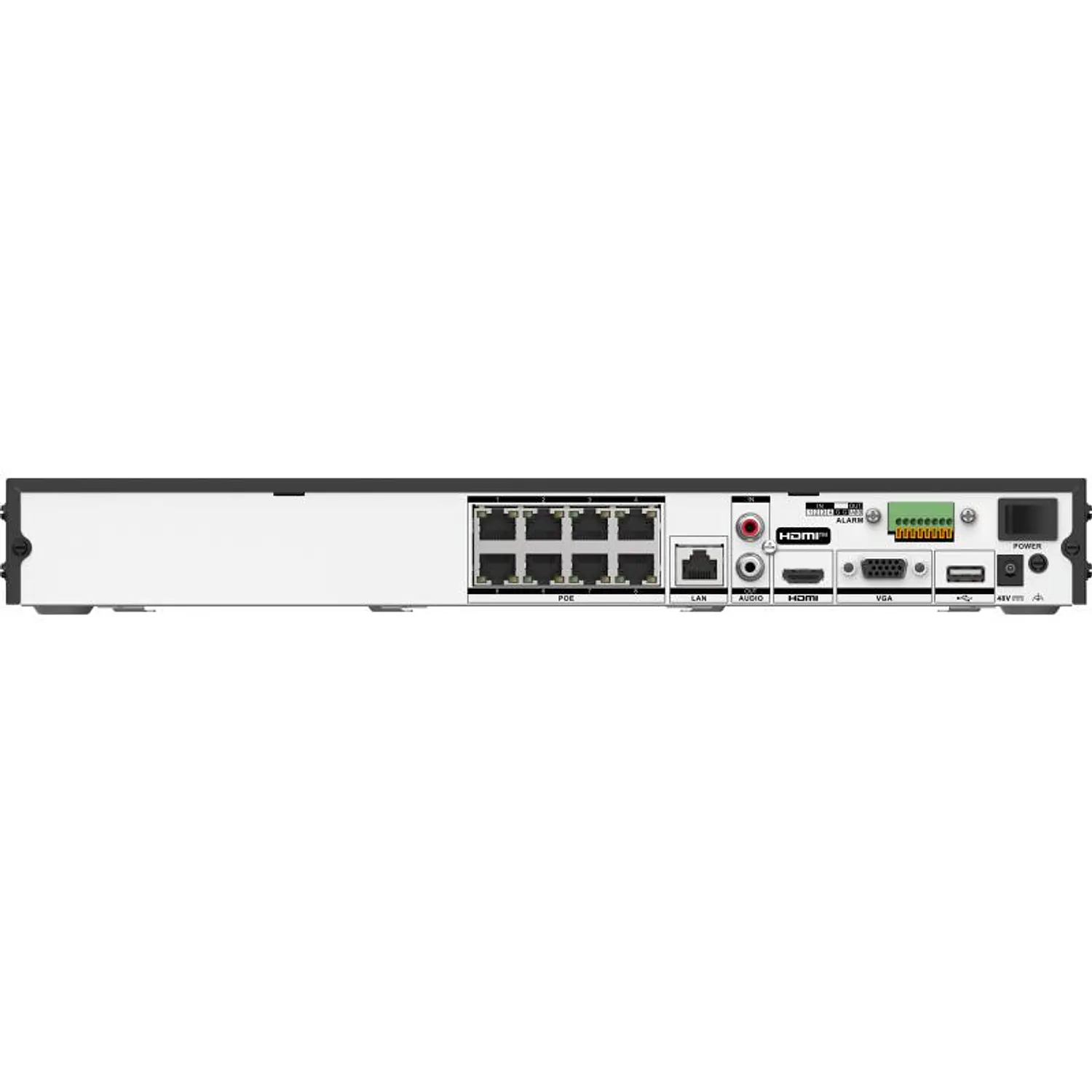 Hikvision DS-7608NI-Q2/8P(E) NVR IP 8 Canales 4K 1U 8 Puertos PoE H.265+ 5