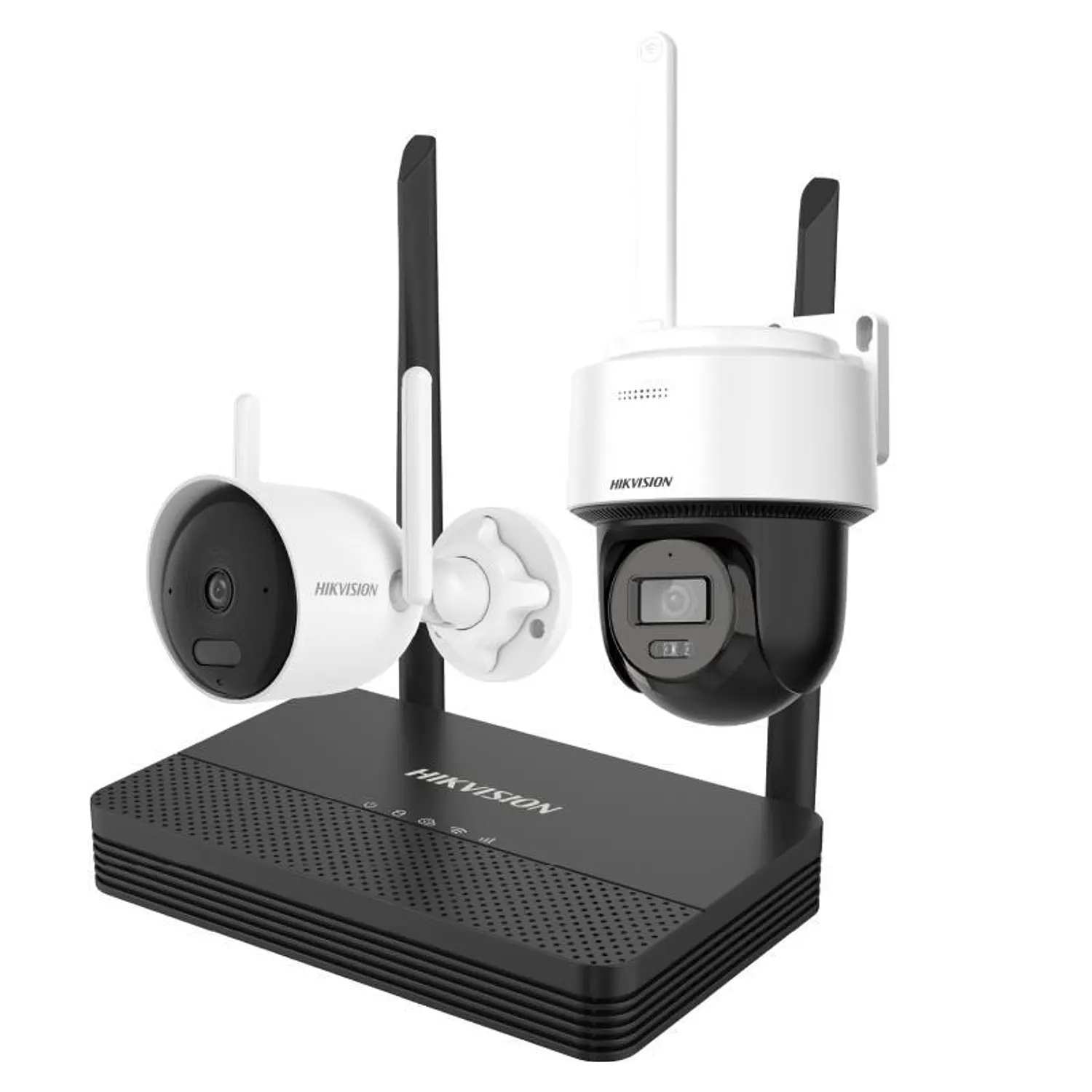 Hikvision NKS422WBPH Kit WiFi NVS 4CH Cámara Bala 2MP + PT Dome 2MP Audio Bidireccional