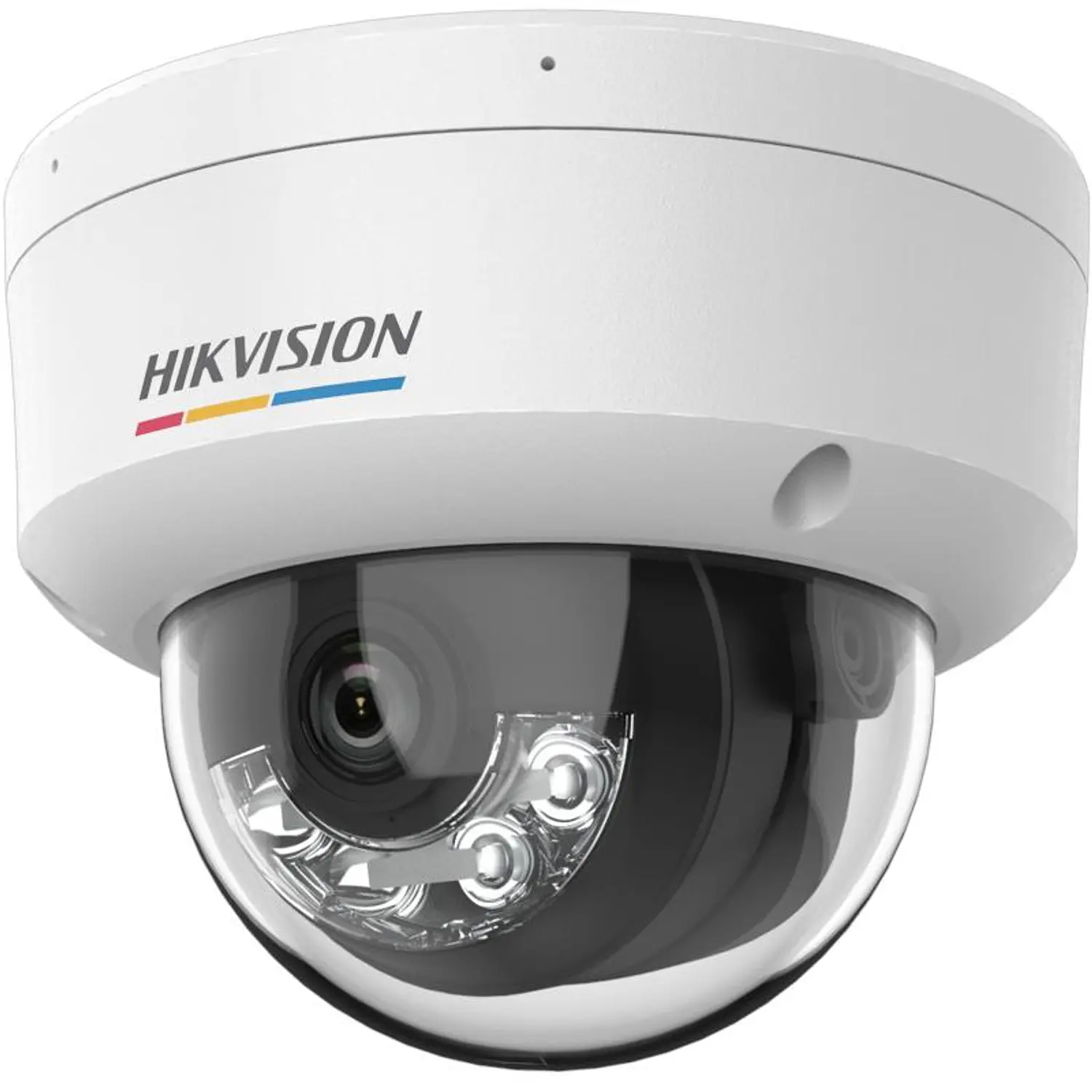 Hikvision DS-2CD1147G3-LIU Cámara IP Domo ColorVu 3.0 4MP AI-ISP IR/Luz Blanca 30m PoE IP67 2