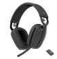 Logitech Zone Vibe 981-001198 Audífonos Bluetooth, Micrófono con Cancelación de Ruido, USB-C, USB-A, Zoom, Google Meet, Teams, PC, Mac, Grafito - thumbnail 1
