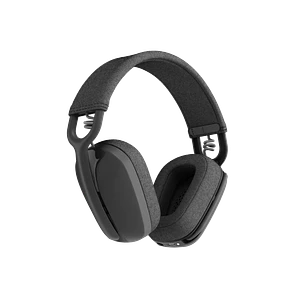 Logitech Zone Vibe 981-001198 Audífonos Bluetooth, Micrófono con Cancelación de Ruido, USB-C, USB-A, Zoom, Google Meet, Teams, PC, Mac, Grafito