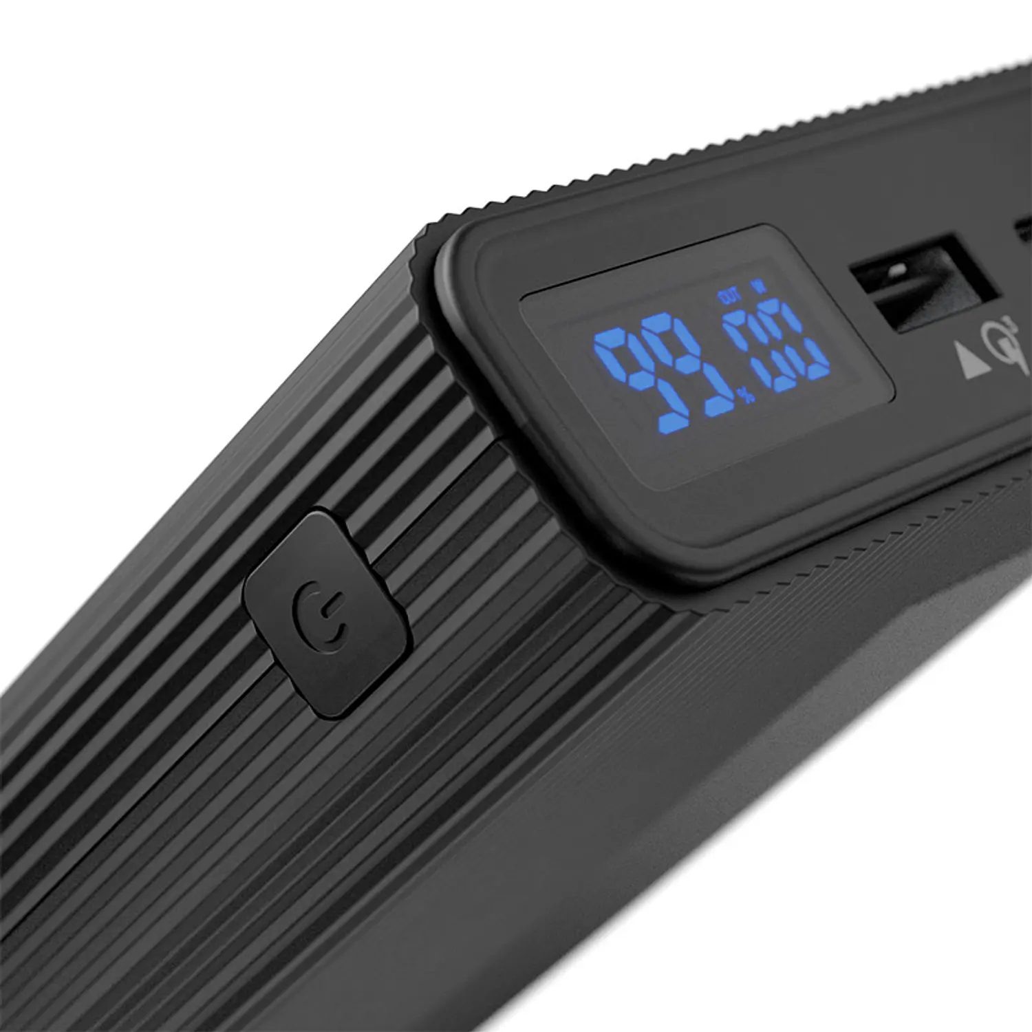 Klip Xtreme KPB-800 Power Bank PowerCell Ultra, 20000mAh, 65W PD, USB-C, Carga Rápida, Notebook, Laptop, MacBook, Smartphone, 3 Puertos, Pantalla LED 2