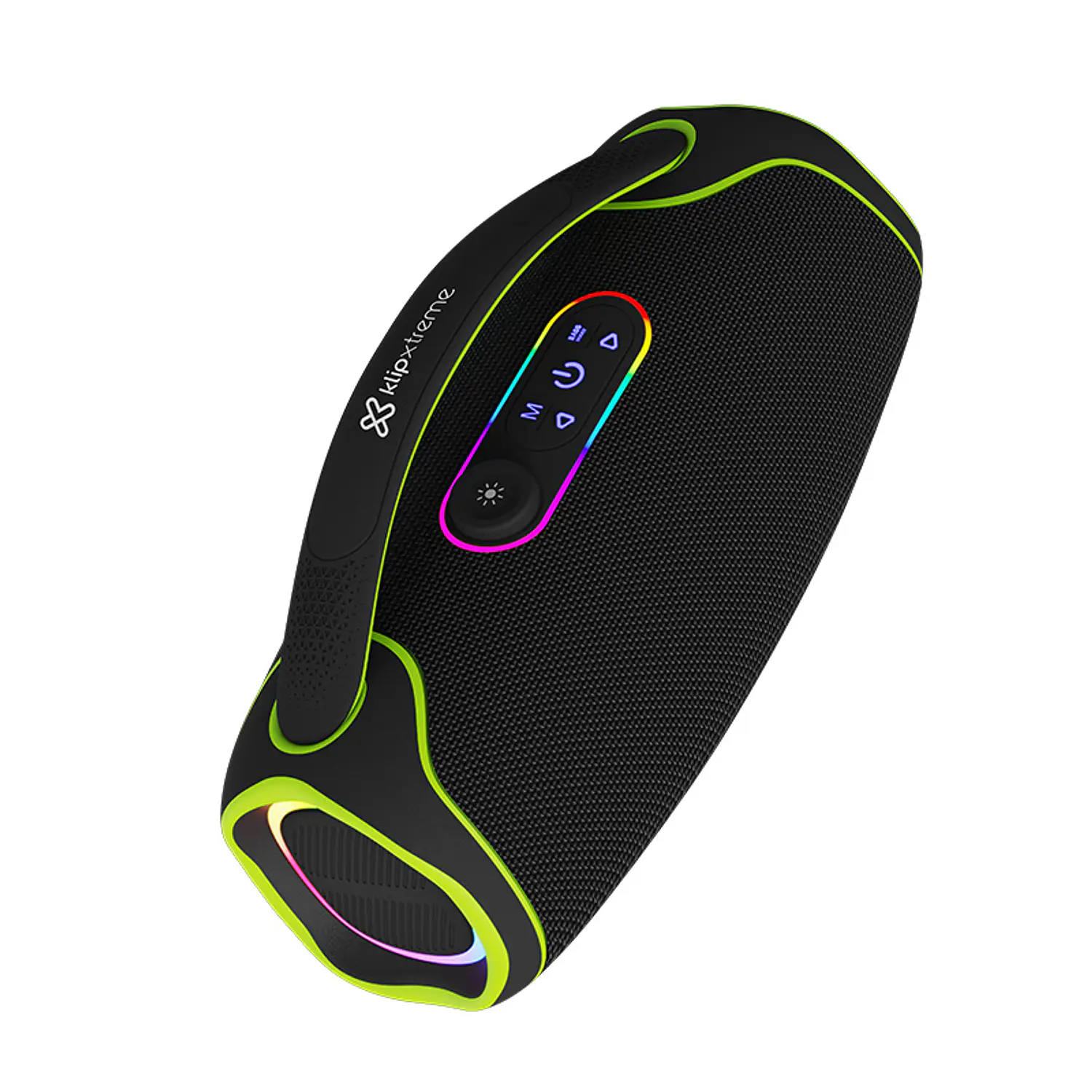 Klip Xtreme KBK-850 WaveRider Pro Parlante Bluetooth Portátil, 60W, IPX5, Luces LED, TWS, Entrada Micrófono, USB-C, AUX 3.5mm, Karaoke, Batería Recargable 1