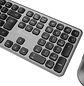 Klip Xtreme Linkey Duo KBK-850 Teclado y Mouse Inalámbricos Bluetooth 5.1, Español Latinoamericano, Multidispositivo, Recargables, DPI Ajustable, Premium - thumbnail 3