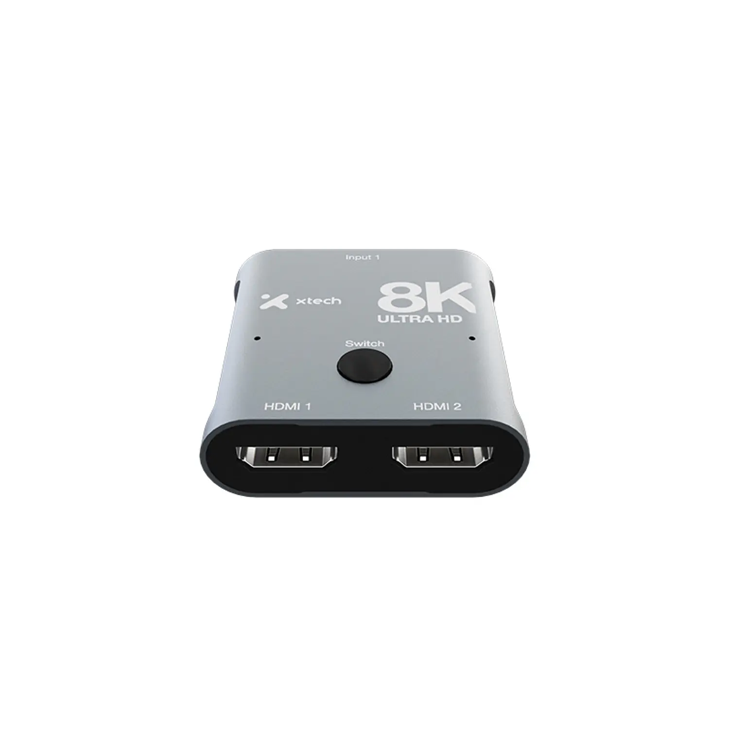 Xtech XHA-440 8K HDMI 2-Port Bidirectional Switch, HDMI 2.1, Ultra HD 8K, 8K 60Hz, HDR Dinámico, eARC, VRR, HDCP, USB-C, Aluminio 2
