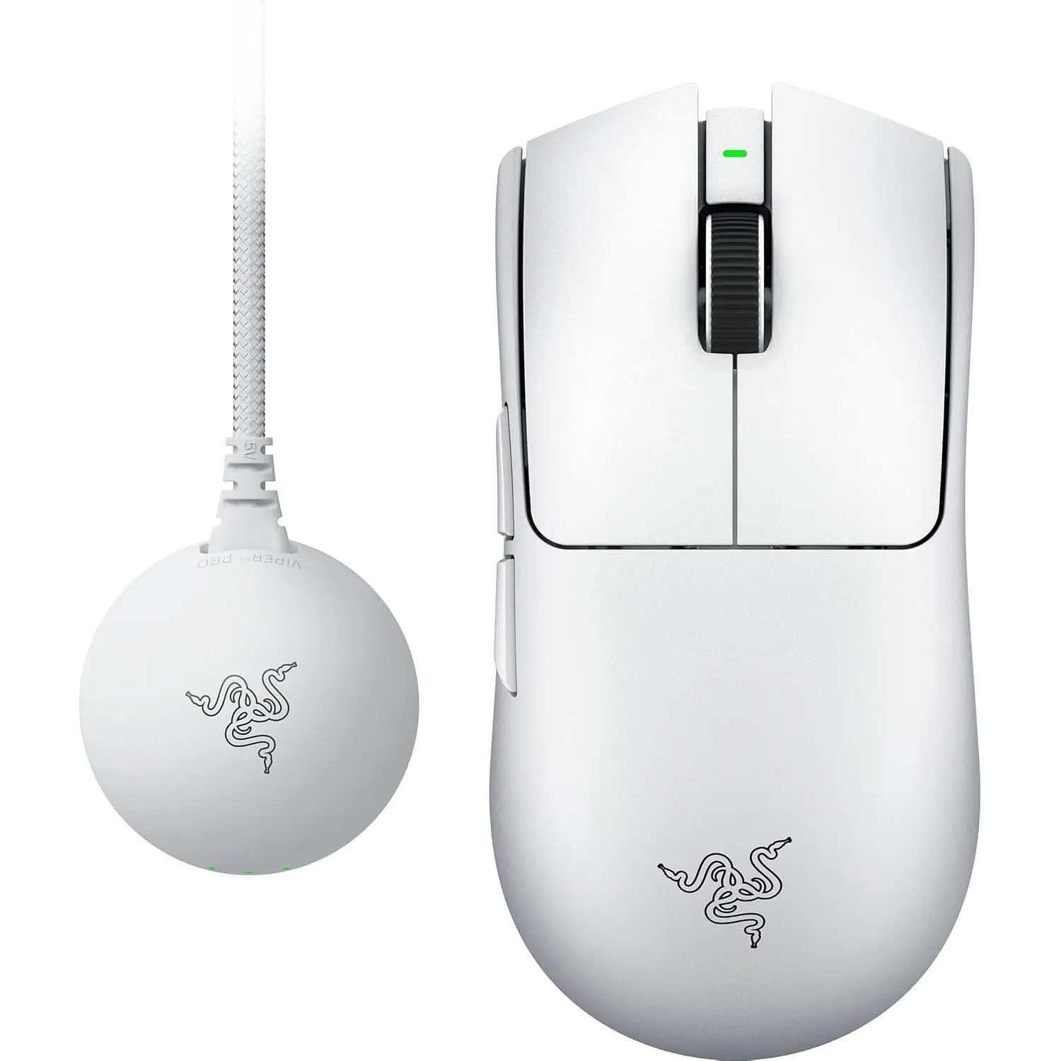 Razer Viper V4 Pro Mouse Gamer Inalámbrico, Esports, 50000 DPI, HyperSpeed Wireless Gen-2, 8000Hz, Ultraliviano, Blanco 1