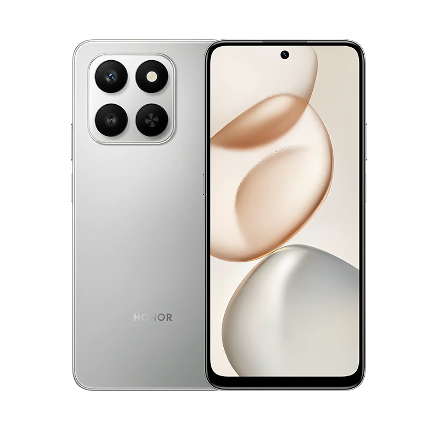 HONOR 400 Smart 5G 5109CFMJ Smartphone 6GB 256GB Snapdragon 6s Gen 3 6500mAh Plata 1