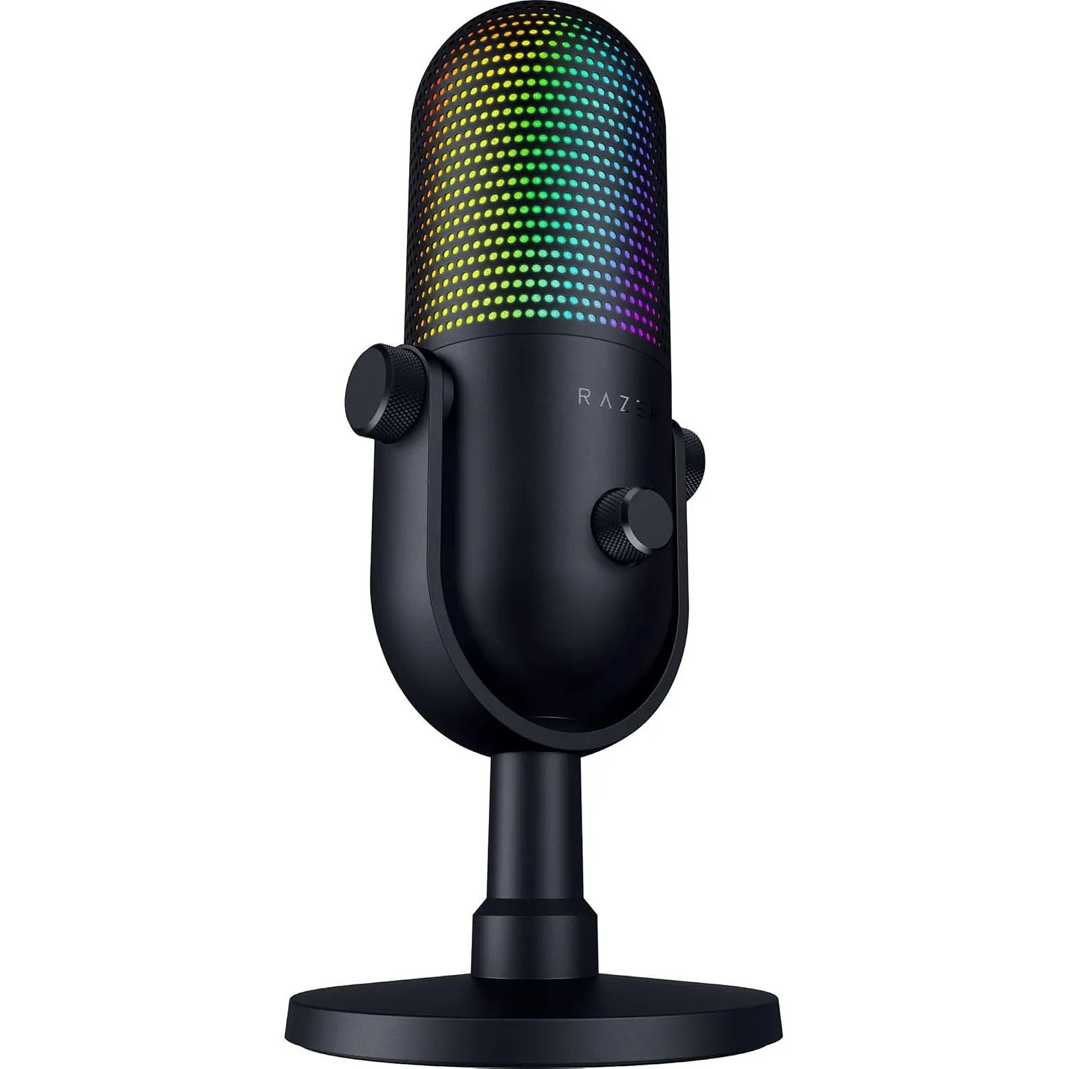 Razer Seiren V3 Chroma Micrófono USB, RGB, Streaming, Gaming, Supercardioide, Chroma RGB, Negro 2