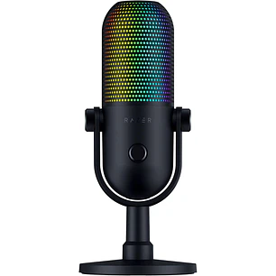Razer Seiren V3 Chroma Micrófono USB, RGB, Streaming, Gaming, Supercardioide, Chroma RGB, Negro
