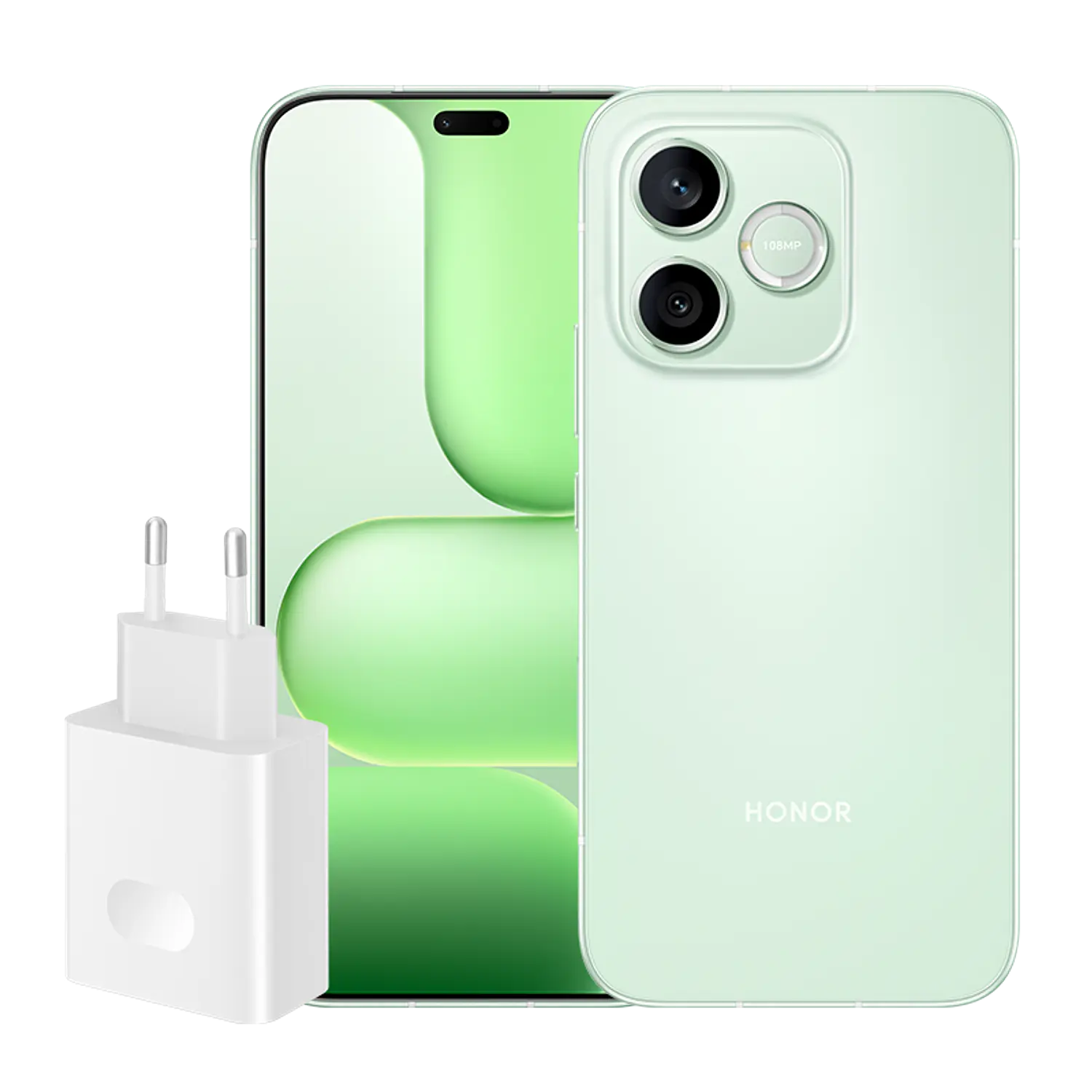 HONOR 600e 5G 5109CJQM-B Smartphone 8GB 512GB Dimensity 7100 6520mAh Verde + Cargador 45W  1