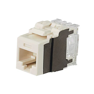 Panduit NetKey NK6X88MIW-Q Módulo Jack RJ45 Keystone Cat6A UTP Punchdown Blanco 25 Unidades