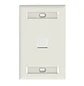 Panduit NetKey KT035XCL84 Kit Faceplate 1 Puerto Keystone con Tapa Ciega Blanco - Miniatura 3