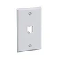 Panduit PanNet KT035XCL86 Kit Faceplate CAT6 1 Puerto Mini-Com con Tapa Ciega Blanco - Miniatura 2