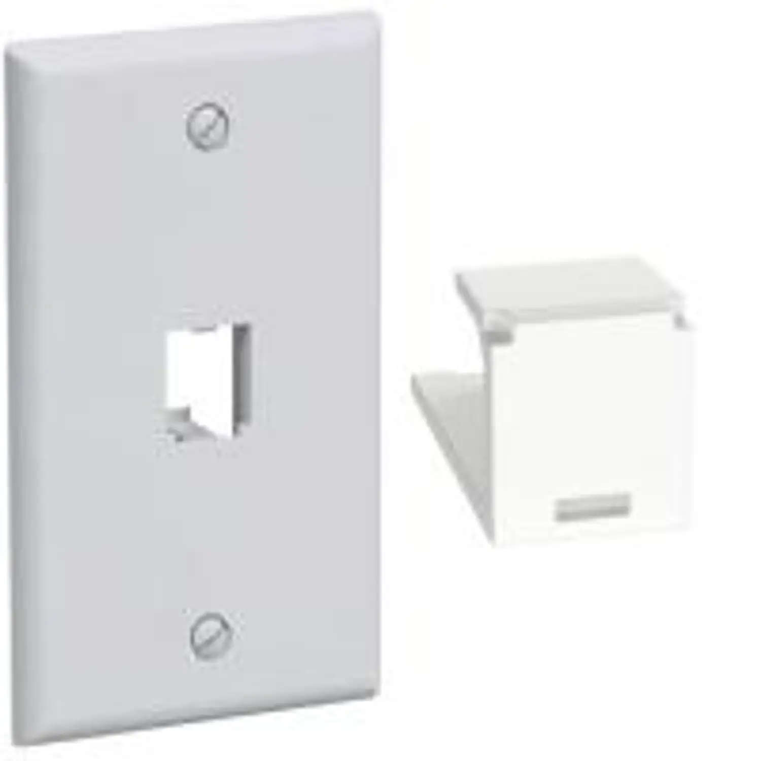 Panduit PanNet KT035XCL86 Kit Faceplate CAT6 1 Puerto Mini-Com con Tapa Ciega Blanco 1