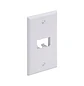 Panduit PanNet KT035XCL87 Kit Faceplate CAT6 2 Puertos Mini-Com con Tapas Ciegas Blanco - Miniatura 2