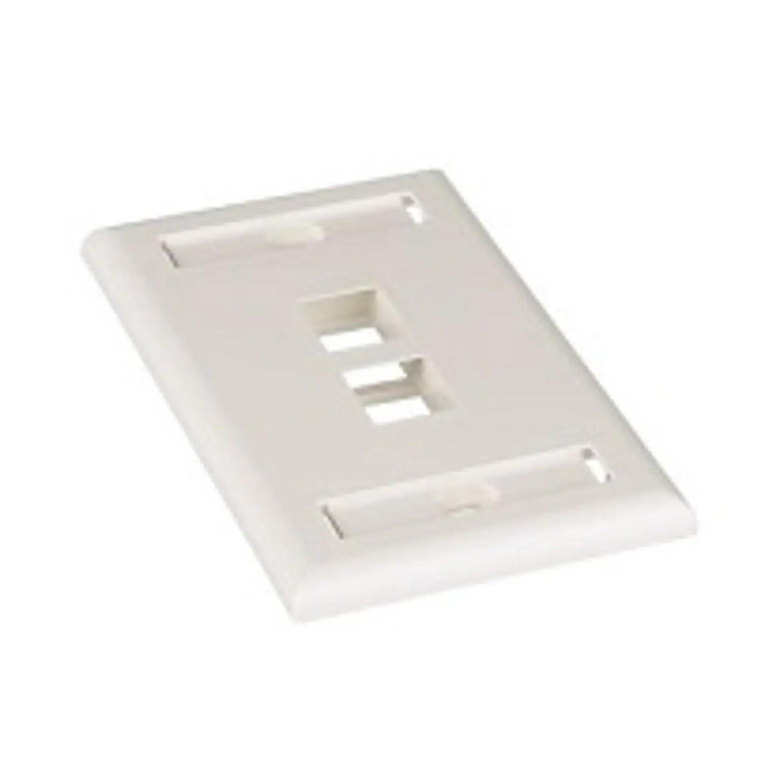 Panduit NetKey KT035XCL85 Kit Faceplate 2 Puertos Keystone con Tapas Ciegas Blanco 3