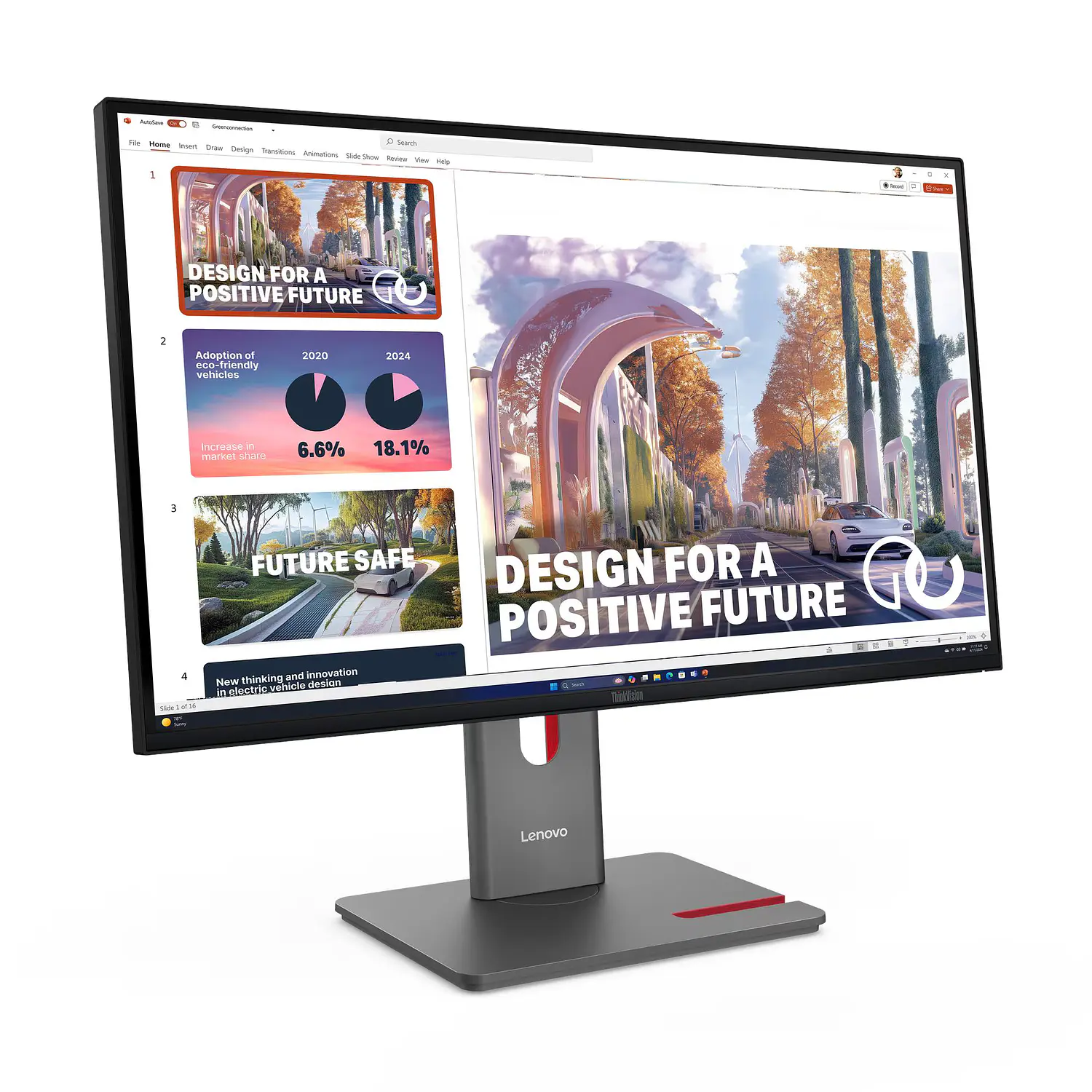 Lenovo ThinkVision P27QD-40 64B3GAR2CL Monitor 27” QHD IPS USB-C 140W 120Hz Negro 2