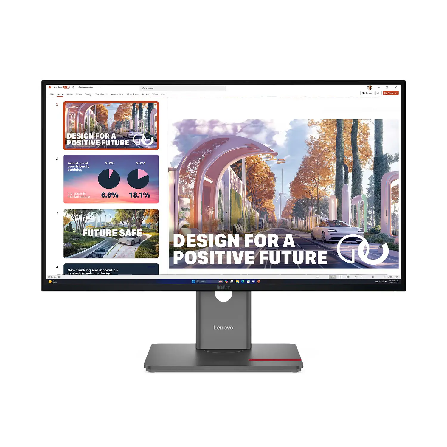 Lenovo ThinkVision P27QD-40 64B3GAR2CL Monitor 27” QHD IPS USB-C 140W 120Hz Negro 1