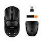 HyperX A1KY6AA Pulsefire Fuse Mouse Gamer RGB Inalámbrico 2.4GHz Bluetooth, 12000 DPI, 6 Botones Programables, Compatible PC PS5 Xbox Series X|S, Negro - thumbnail 8