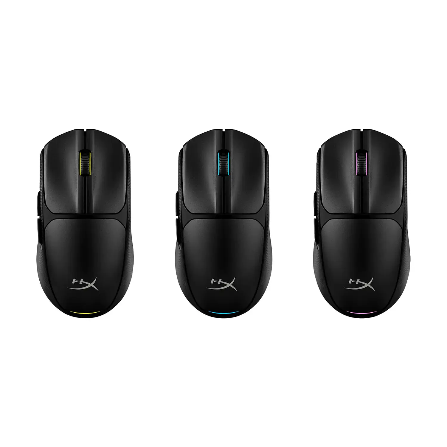 HyperX A1KY6AA Pulsefire Fuse Mouse Gamer RGB Inalámbrico 2.4GHz Bluetooth, 12000 DPI, 6 Botones Programables, Compatible PC PS5 Xbox Series X|S, Negro 7
