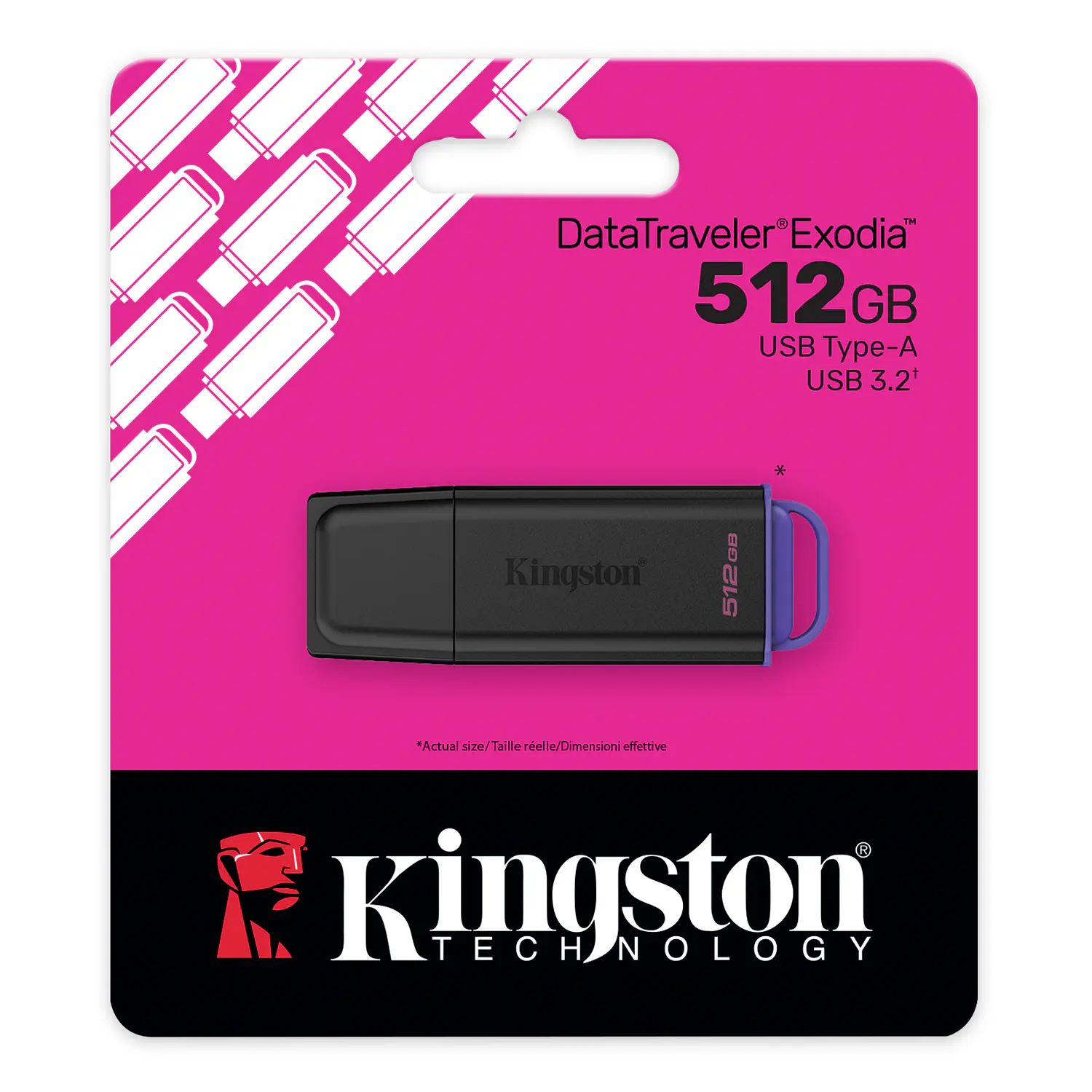 Kingston DataTraveler Exodia DTXG2/512GB, Pendrive 512GB USB 3.2 Gen 1 USB-A 4
