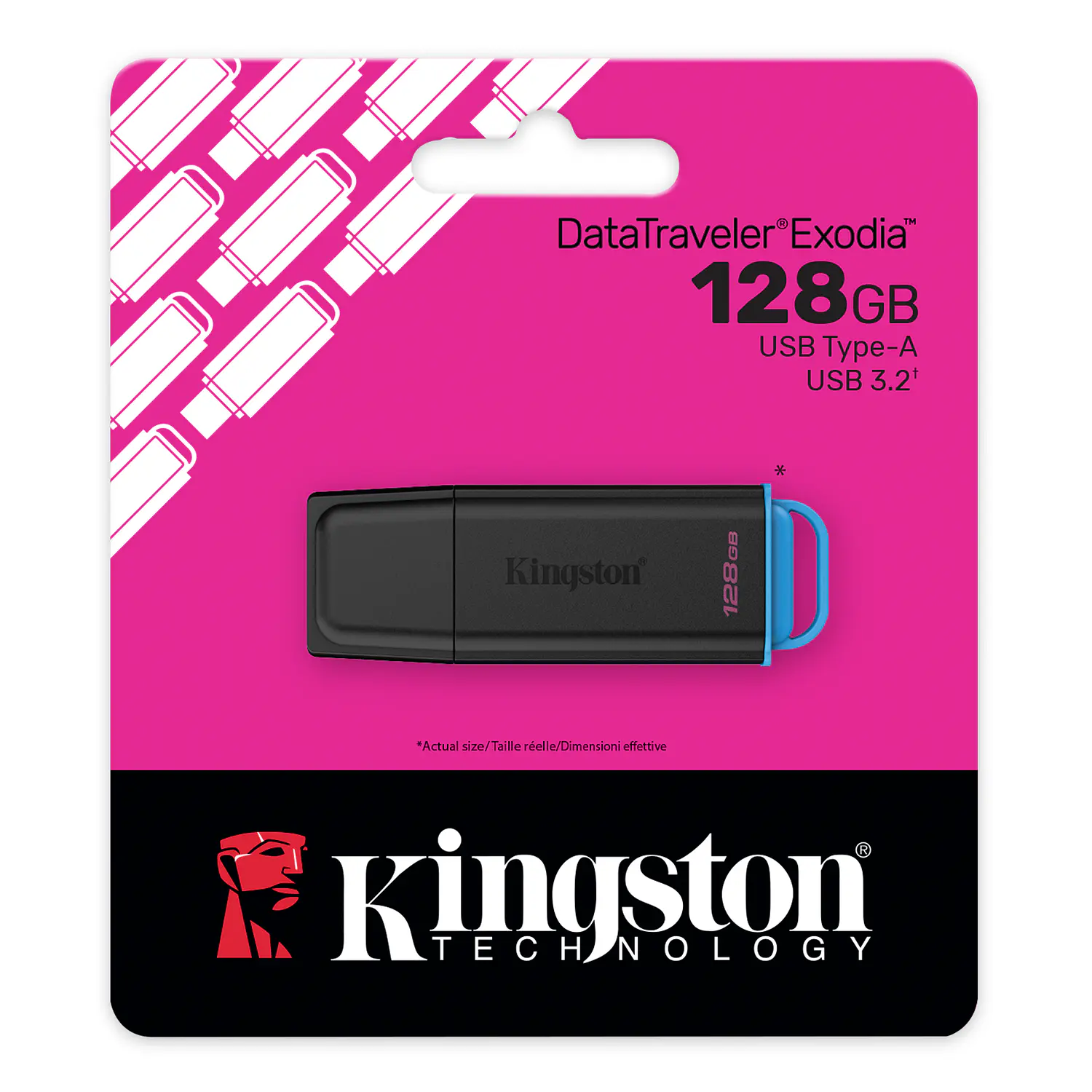Kingston DataTraveler Exodia DTXG2/128GB, Pendrive 128GB USB 3.2 Gen 1 USB-A 4