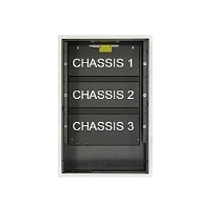 Notifier SBB-C4, Caja Posterior Negra de 3 Niveles para Gabinete CAB-4