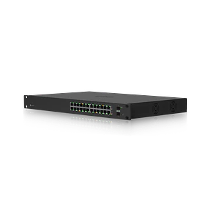 Ubiquiti EdgeSwitch 24 PoE ES-24-250W, Switch Gestionado L2/L3, 24 Puertos Gigabit PoE+, 2 SFP, 250W