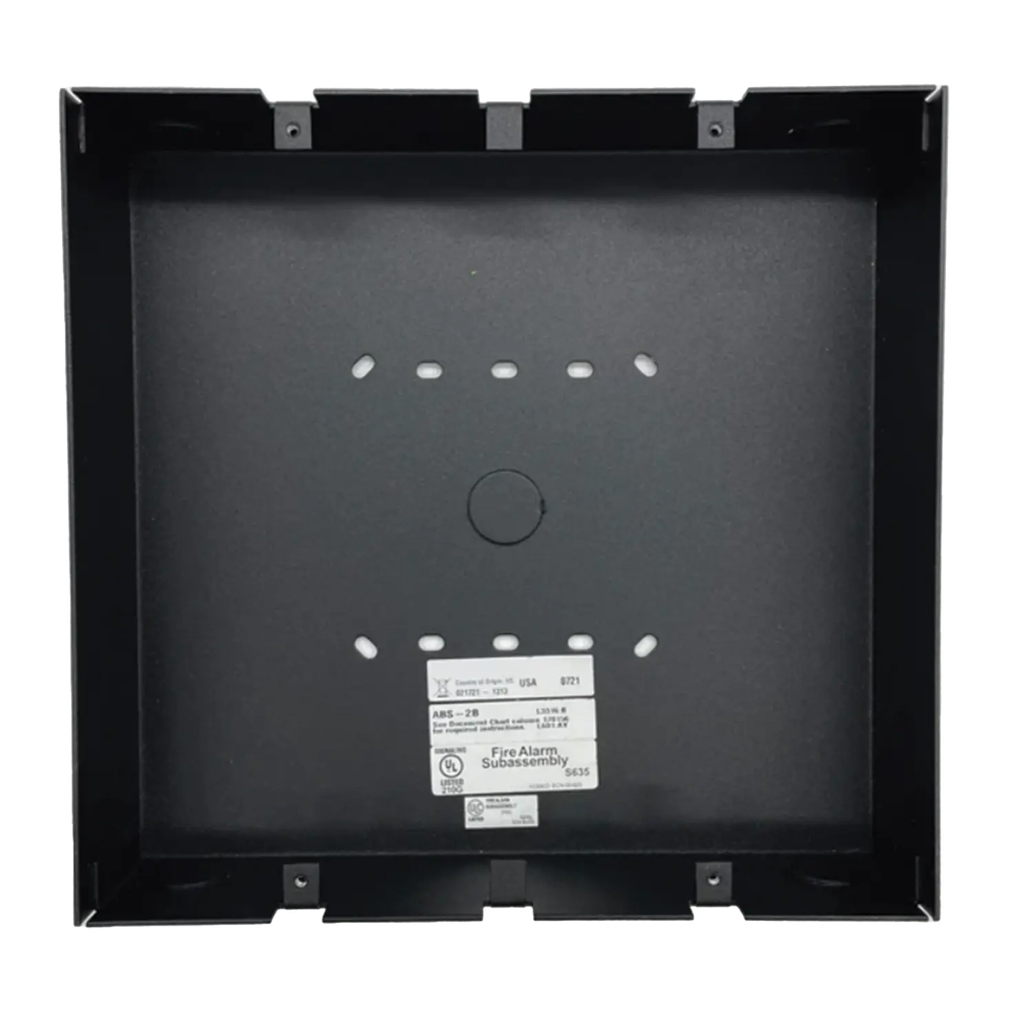 Notifier ABS-TD Gabinete NCD de Montaje Superficie/Semiempotrado, Negro con Cerradura