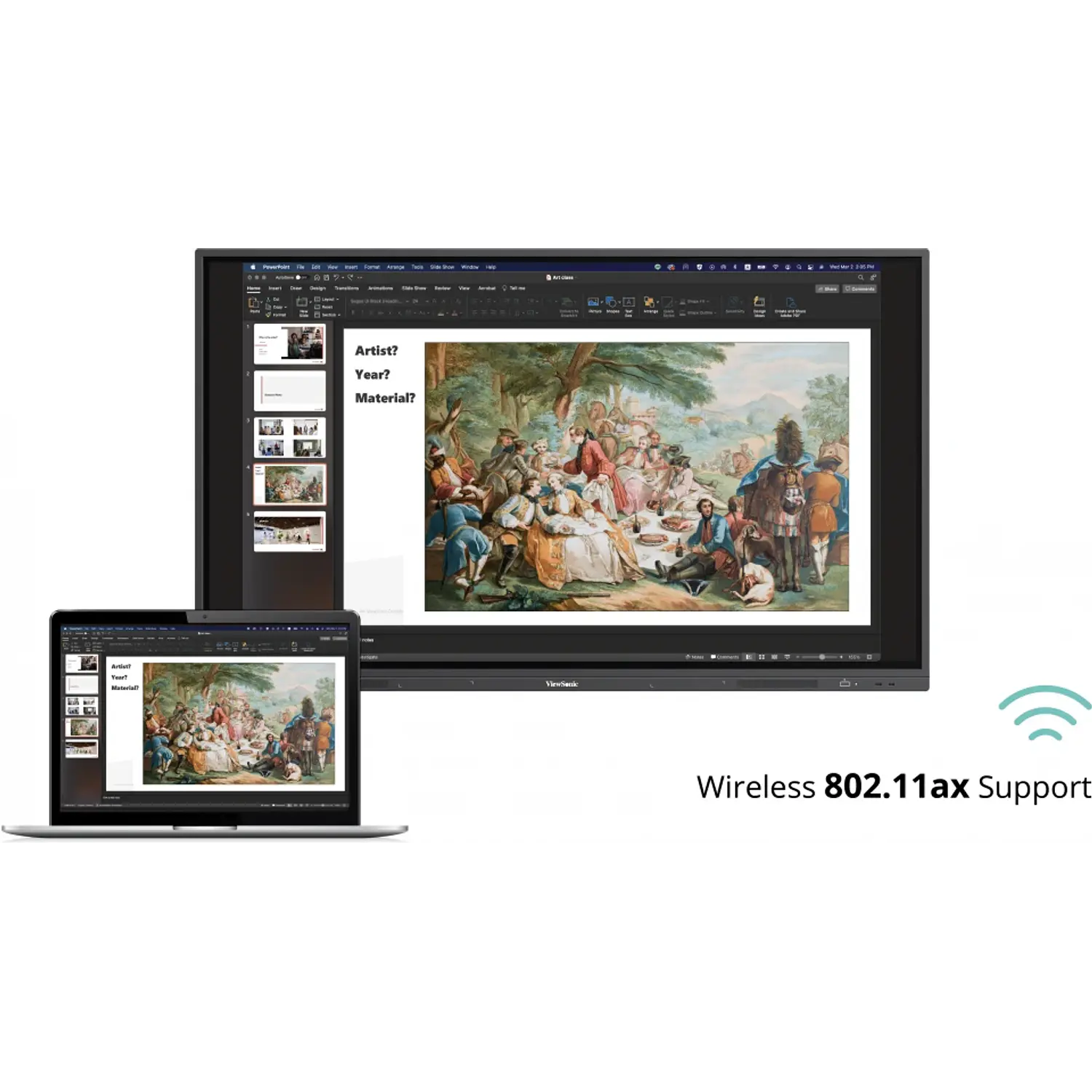 ViewSonic VB-WIFI-004 Módulo Wi-Fi USB para ViewBoard, Wi-Fi 6 Dual Band, Bluetooth 5.0, Negro 2