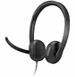 Lenovo Wired VoIP 5000 Audífonos Profesionales USB-C, USB-A, Teams, Micrófono IA, Call Center, Negro - Miniatura 1