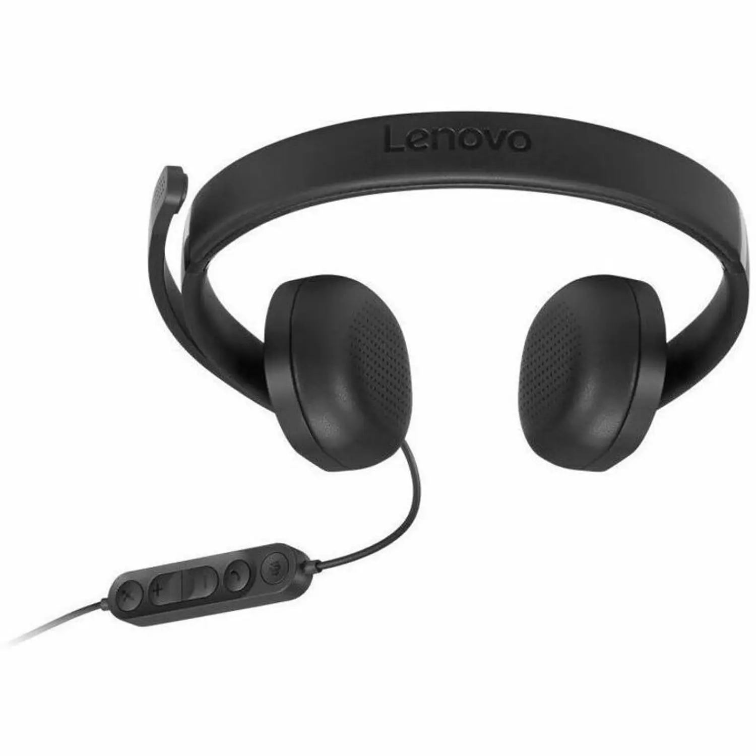 Lenovo Wired VoIP 5000 Audífonos Profesionales USB-C, USB-A, Teams, Micrófono IA, Call Center, Negro 6