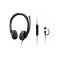 Lenovo Wired VoIP 5000 Audífonos Profesionales USB-C, USB-A, Teams, Micrófono IA, Call Center, Negro - Miniatura 7
