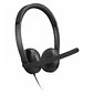 Lenovo Wired VoIP 5000 Audífonos Profesionales USB-C, USB-A, Teams, Micrófono IA, Call Center, Negro - Miniatura 2