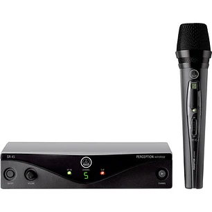 AKG Perception Wireless 45 Vocal Set BDC1 Sistema Inalámbrico UHF con Micrófono HT45 y Receptor SR45