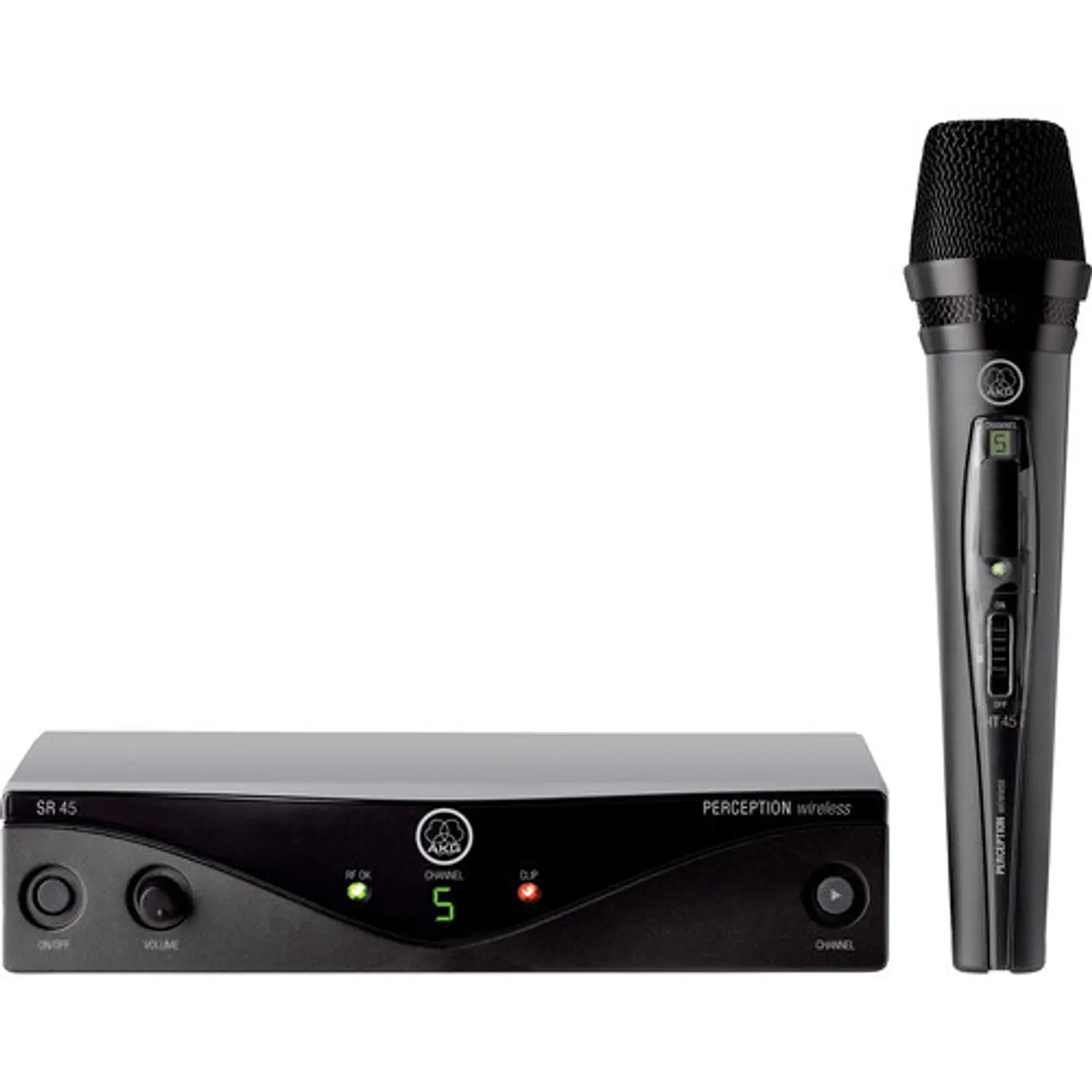 AKG Perception Wireless 45 Vocal Set BDB1 Sistema Inalámbrico UHF con Micrófono HT45 y Receptor SR45